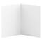 JAM Paper A2 White Blank Foldover Cards with Panel